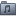 Music Folder Graphite Icon 16x16 png